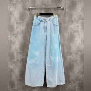 Authentic CHANEL Sky Blue Flare Jeans